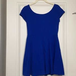 Royal blue skater dress